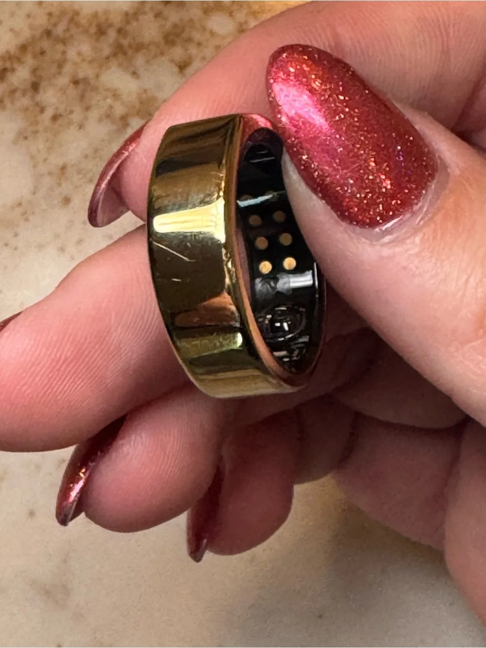 Oura Ring Gen-3 Horizon Gold size: 10